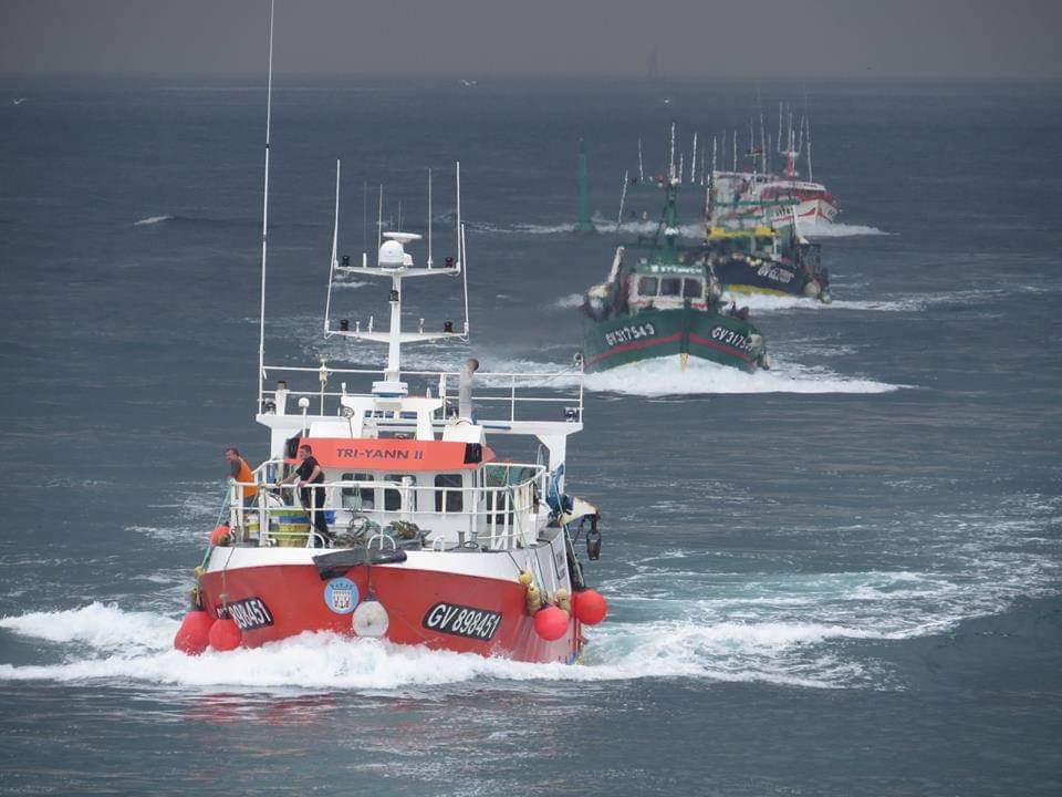 Arrivée des chaluts au Port du Guilvinec